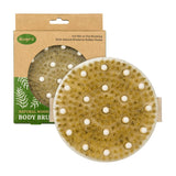 EcoPro Natural Wood Body Brush & Massager – Rubber Nodes